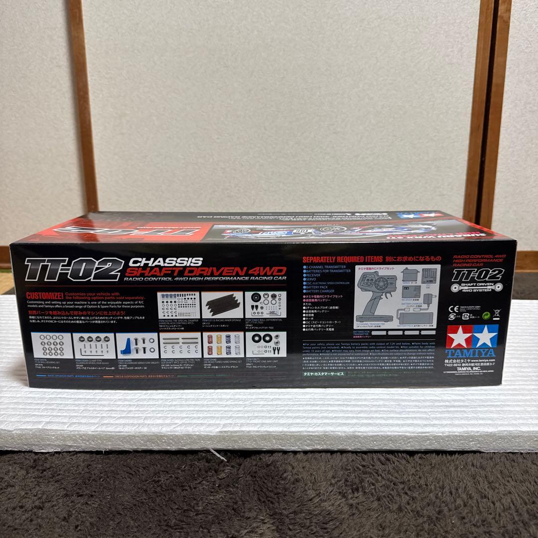 TT-02 CHASSIS SHAFT DRIVEN4WD（フルベアリング付き） TT consterior.com