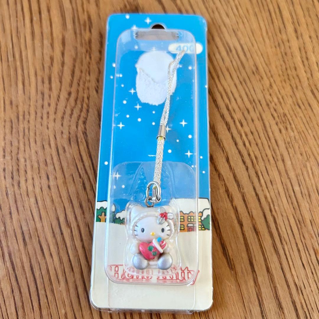 希少 】 ハローキティ クリスマス 限定 ブーツ ストラップ 根付け レア