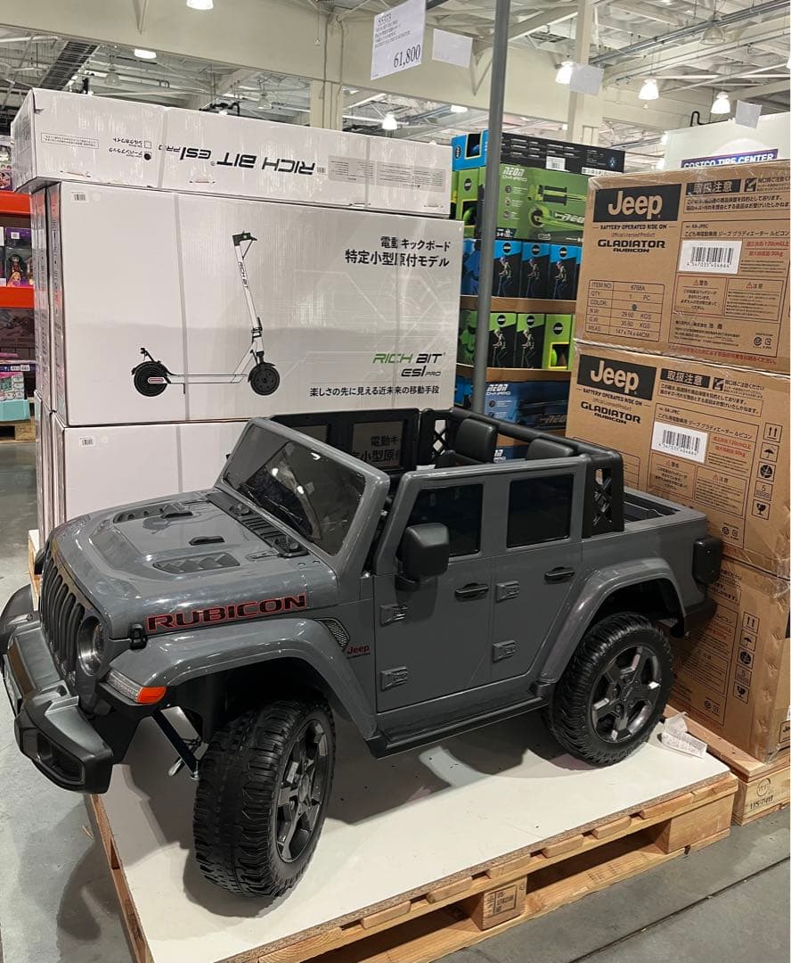子供用電動自動車 Jeepルビコン 新品 未使用 コストコ ジープ - メルカリ
