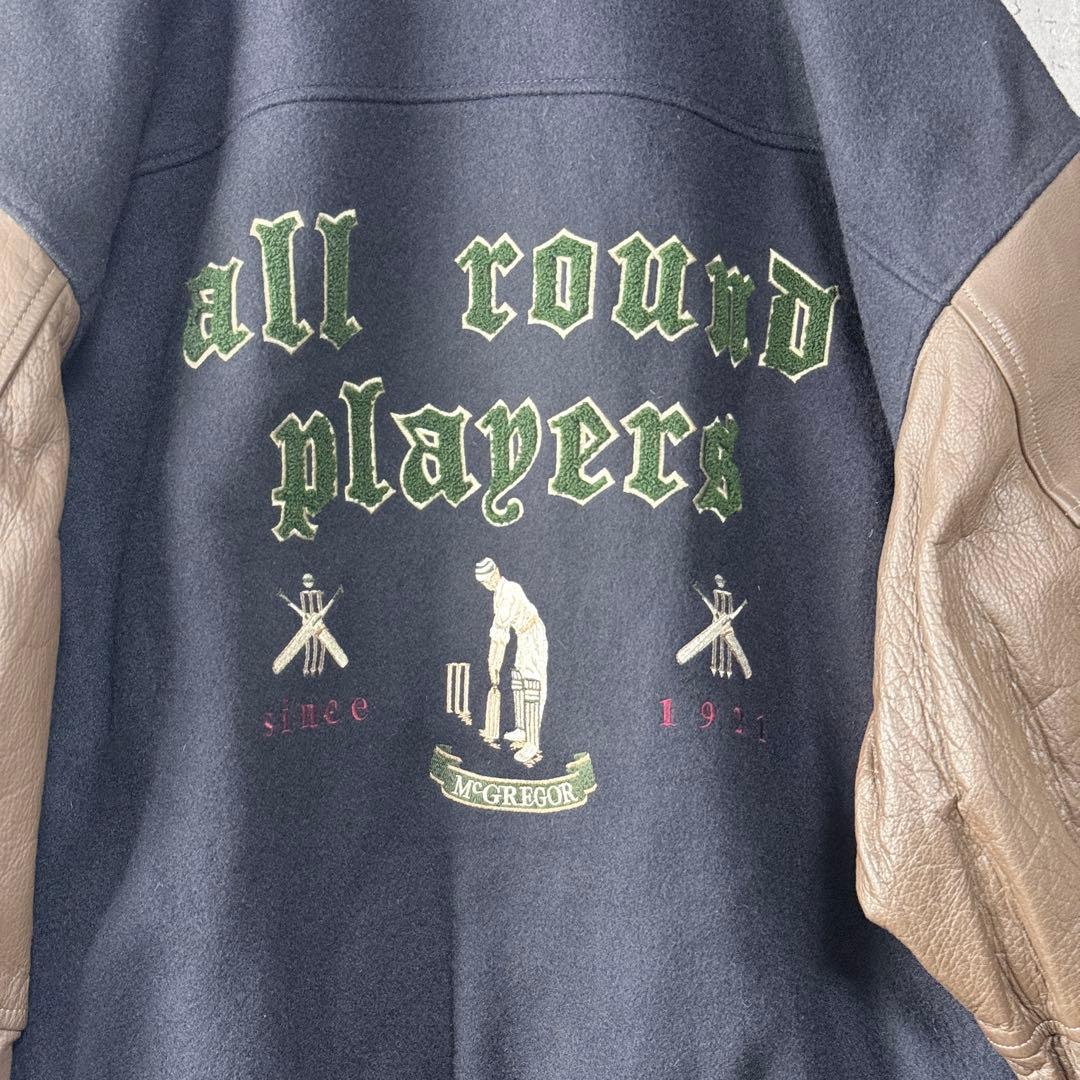 の*ん様 良品✨希少古着 マックレガー スタジャン 袖レザー 4L ビッグ