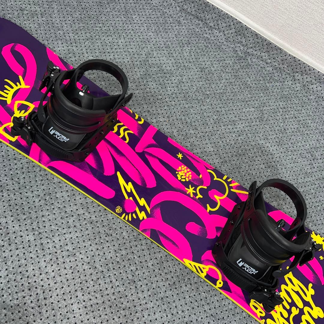 5回使用 キッズスノーボード CSB 120cm＋バイン＋ダイヤルブーツ 数回