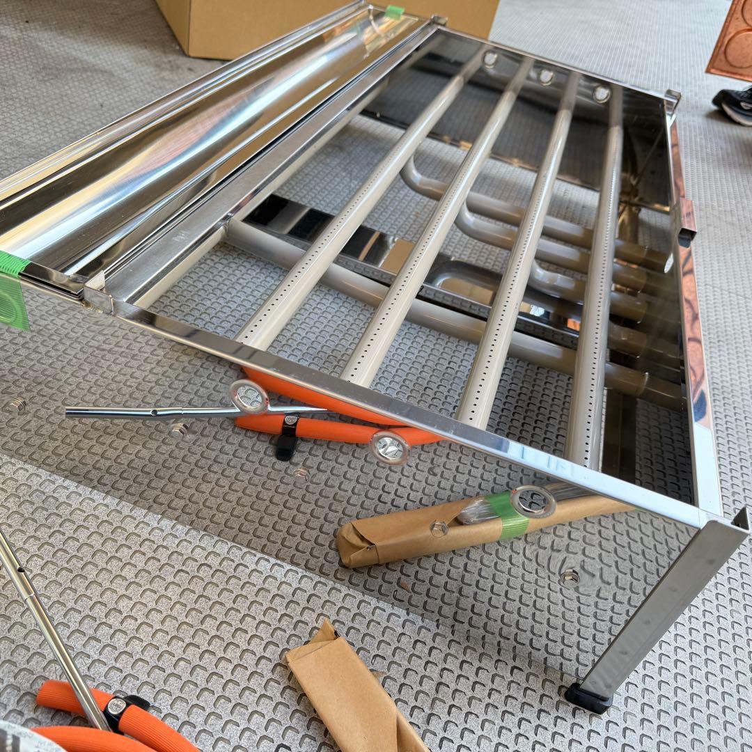 ☆ポポ☆様専用 業務用 大判焼機 銅板 プロパンガス用 20個焼40穴OK-40