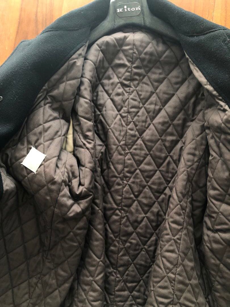 BOGLIOLI ボリオリCPOピーコート 中綿 ウールモッサ ブラック