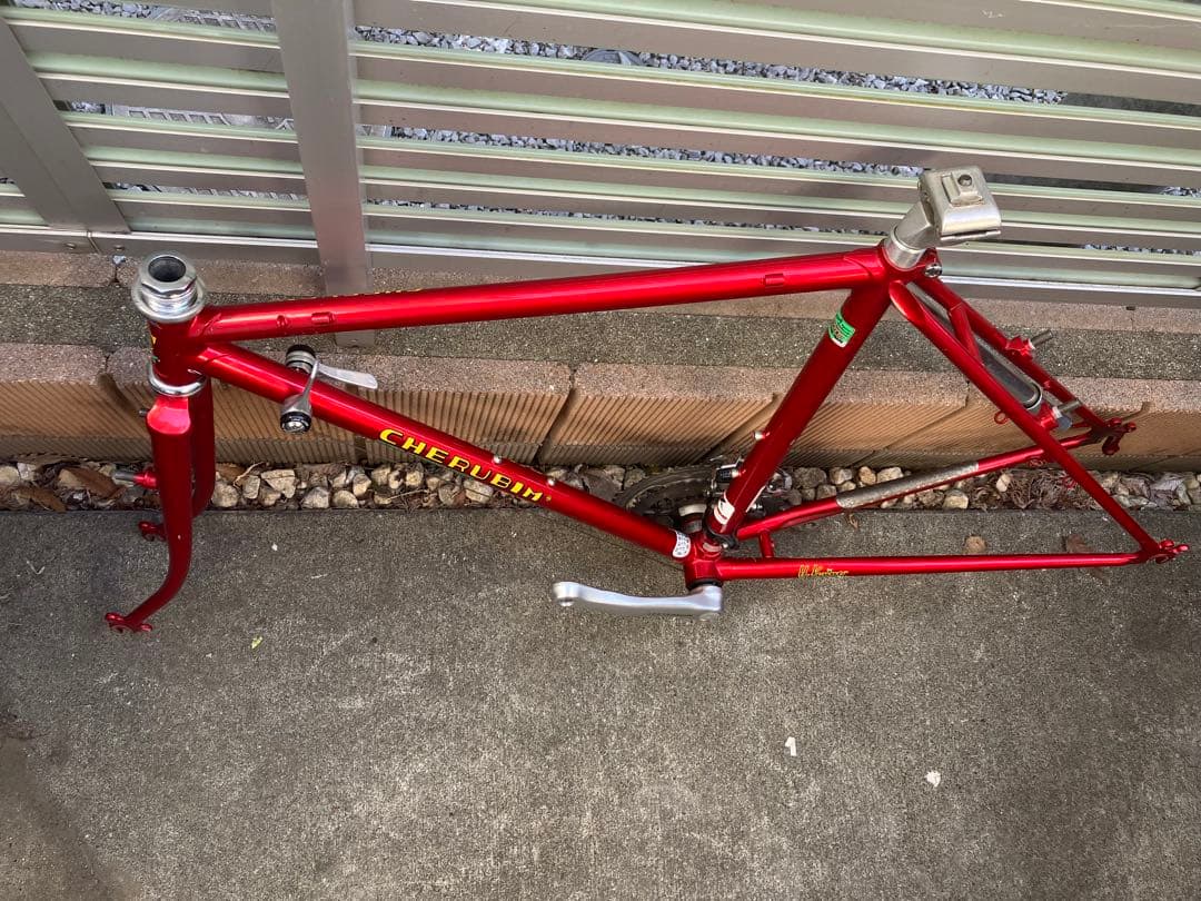 ケルビム Cherubim レッド ランドナー フレーム 付属品あり 値下げ