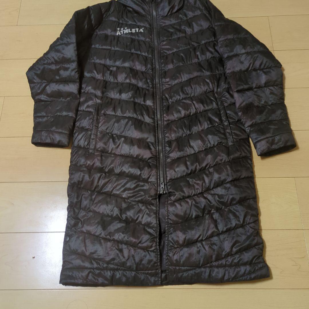 ATHLETA ブラック ベンチコート 160サイズ - ウェア最 安値 価格