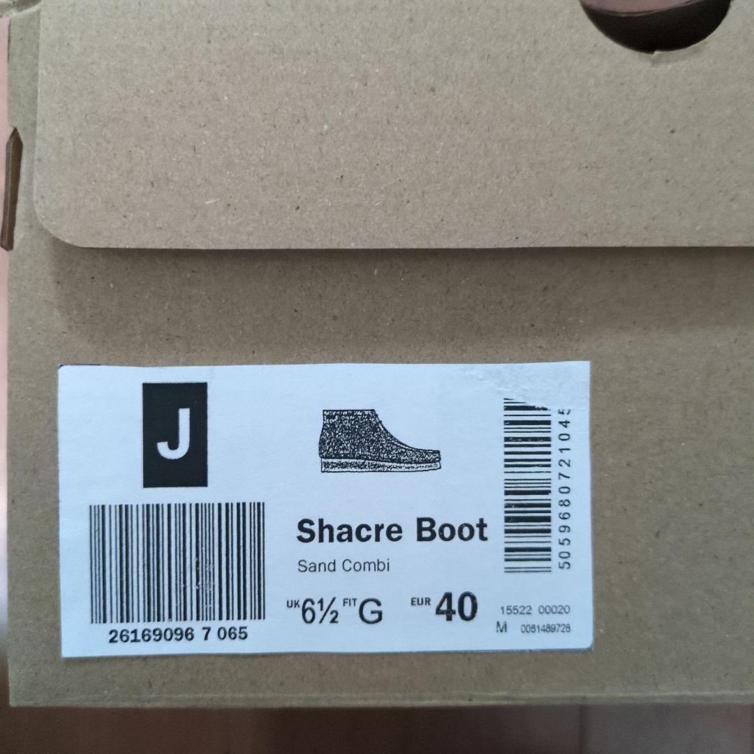 新品未使用[クラークス] ワラビーブーツ モカシン シェイカーブーツ 24.5c