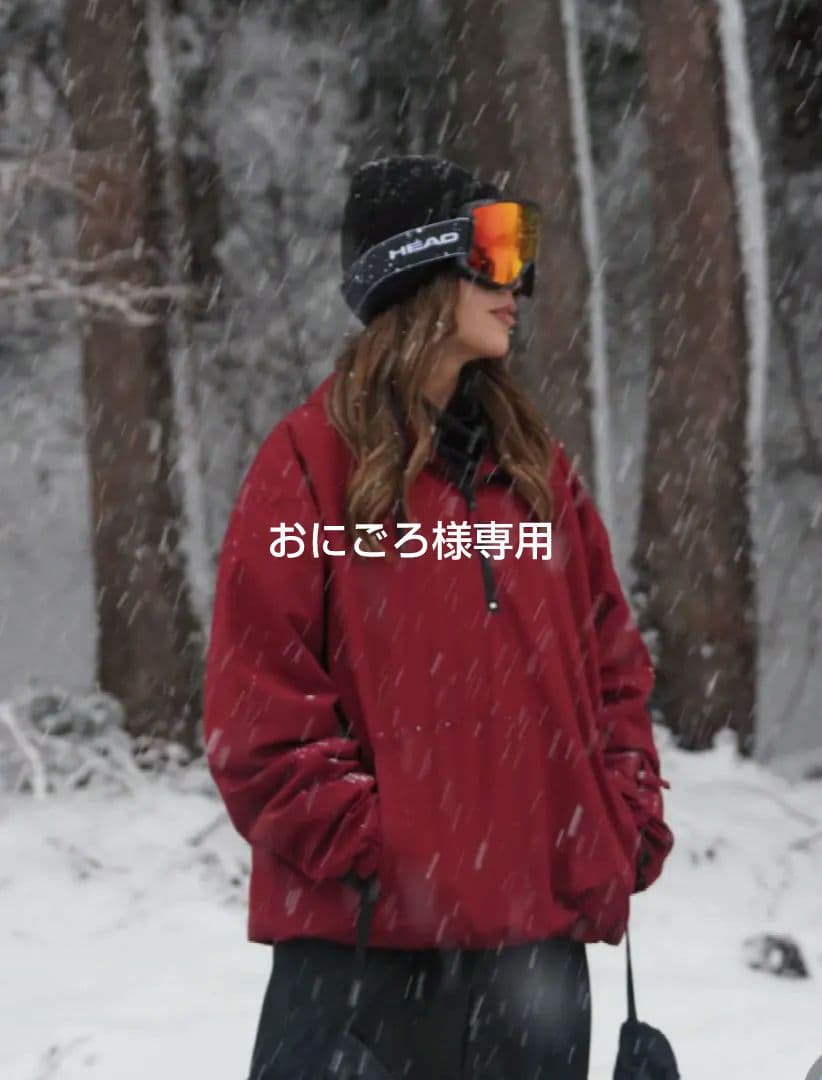 MAHF スノーボード　ウエア　上下セット　上XL と下XXL　バーガンディ MAHF スノーボード ウエア 上下セット 上XL と下XXL バーガンディ MAHF