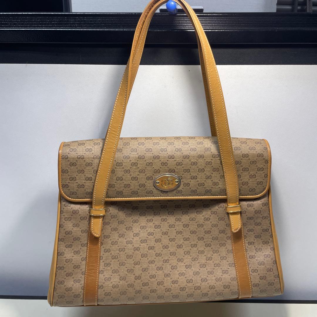 GUCCI インターロッキング　トートバッグ　GG マイクロGG レザー GUCCI（グッチ） バッグ メンズ トートバッグ インターロッキング