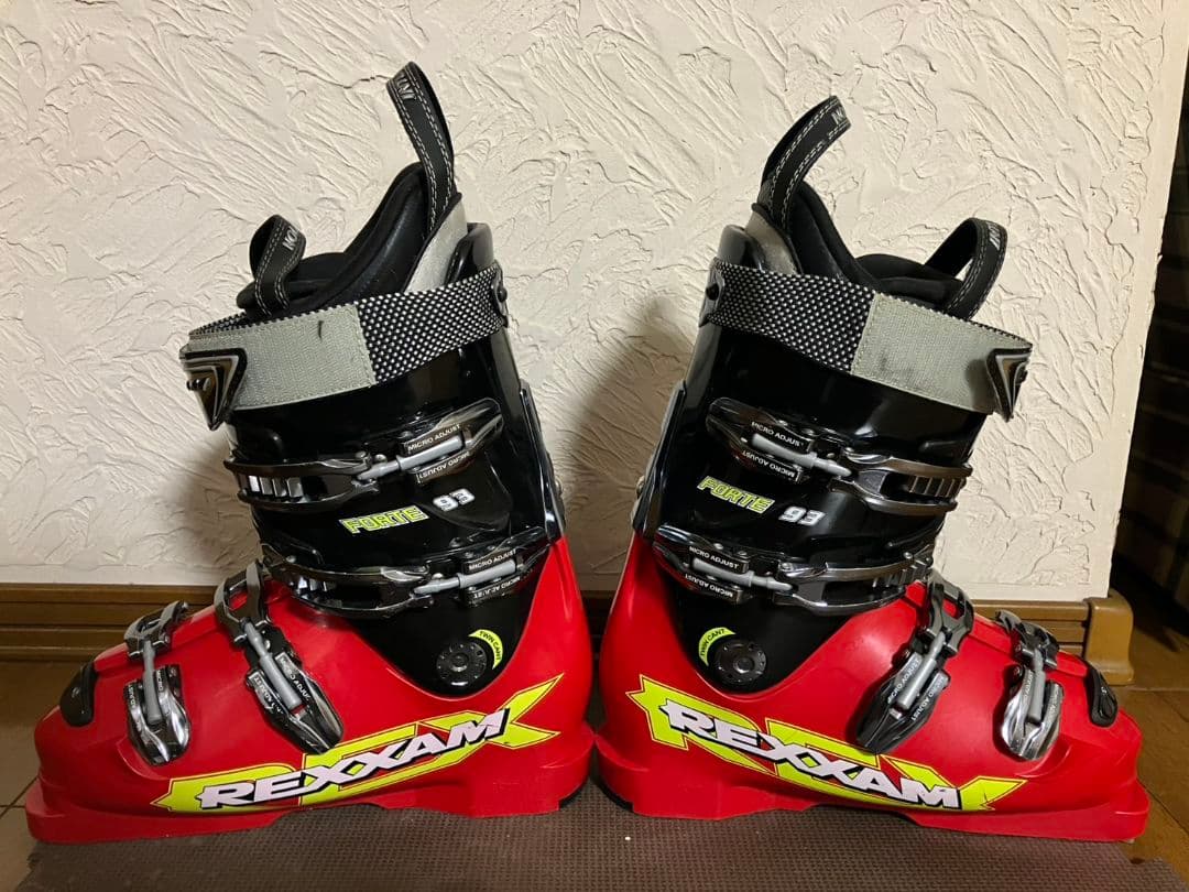 REXXAM　レクザム　スキーブーツ　FORTE-93 　27cm レクザム 未使用 ☆ REXXAM スキーブーツ 27cm FORTE-93 F-93 ブラック