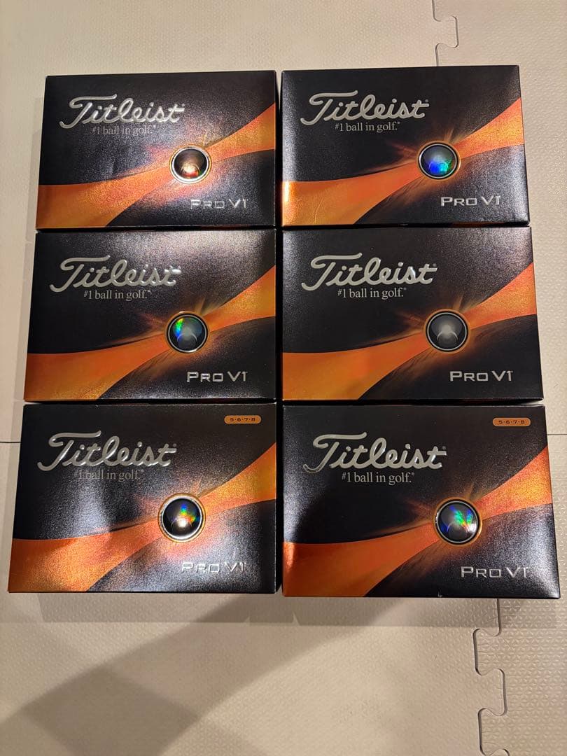 Titleist Pro V1 ゴルフボール 12個セット×6ダース タイトリスト ゴルフ 26 PRO V1x LEFT DASH ボール 1ダース 12球 Titleist