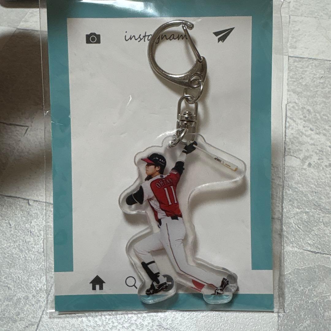 大谷翔平グッズ 野球 アクリル キーホルダー - メルカリ
