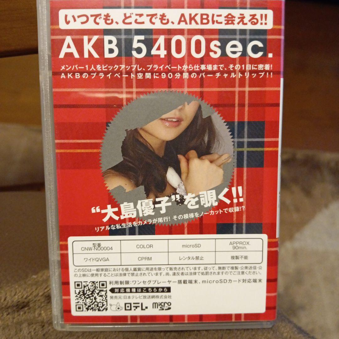 AKB 5400sec 大島優子を覗くsdカード＋おまけ - メルカリ