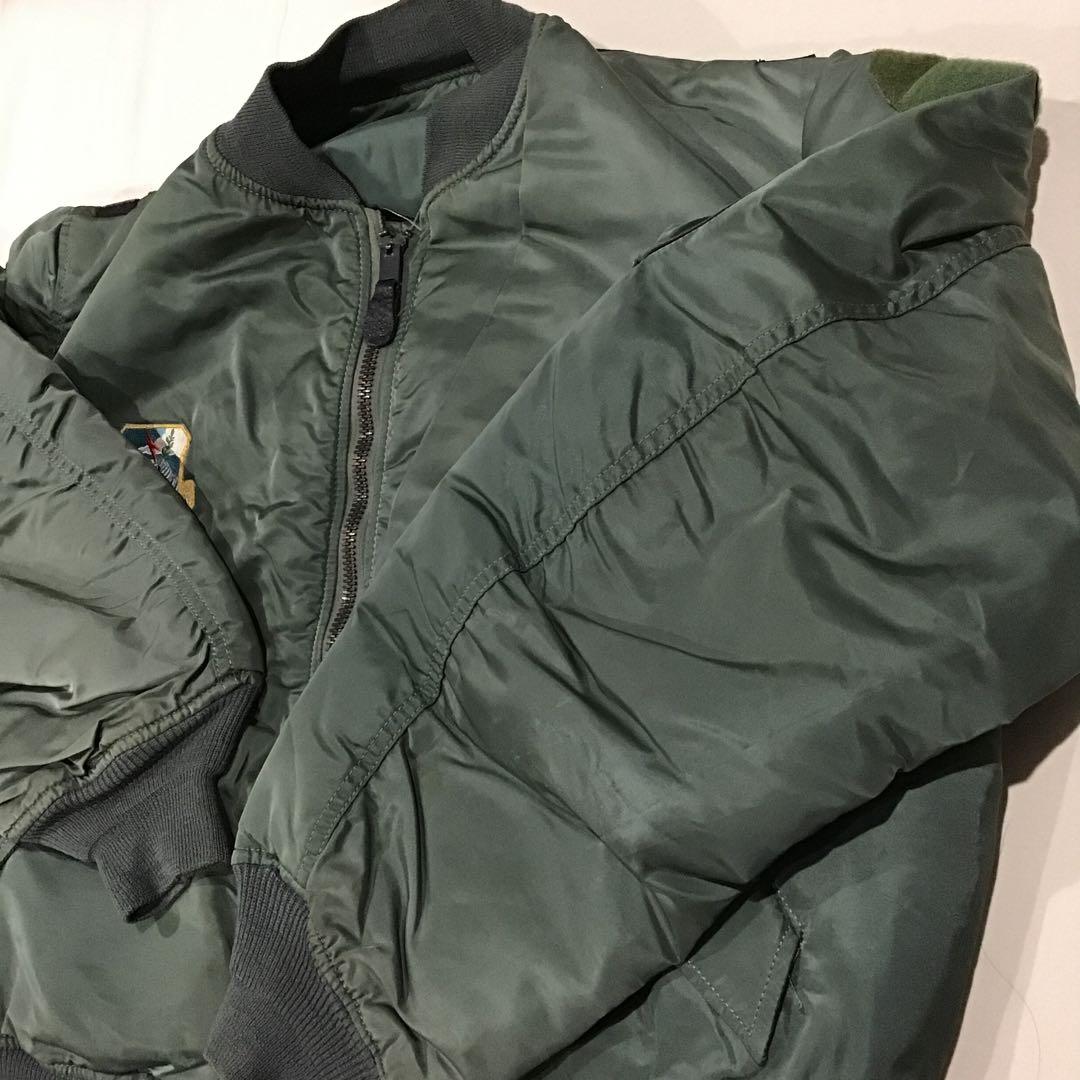 スペシャル】 アルファ ALPHA MA-1 縦ステッチ 80s 米軍実物 - メルカリ