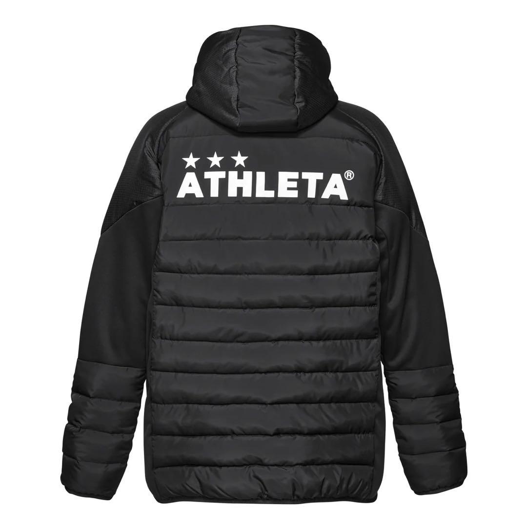 ATHLETA ブラック 中綿ジャケット Sサイズ 未使用 大特価 アスレタ