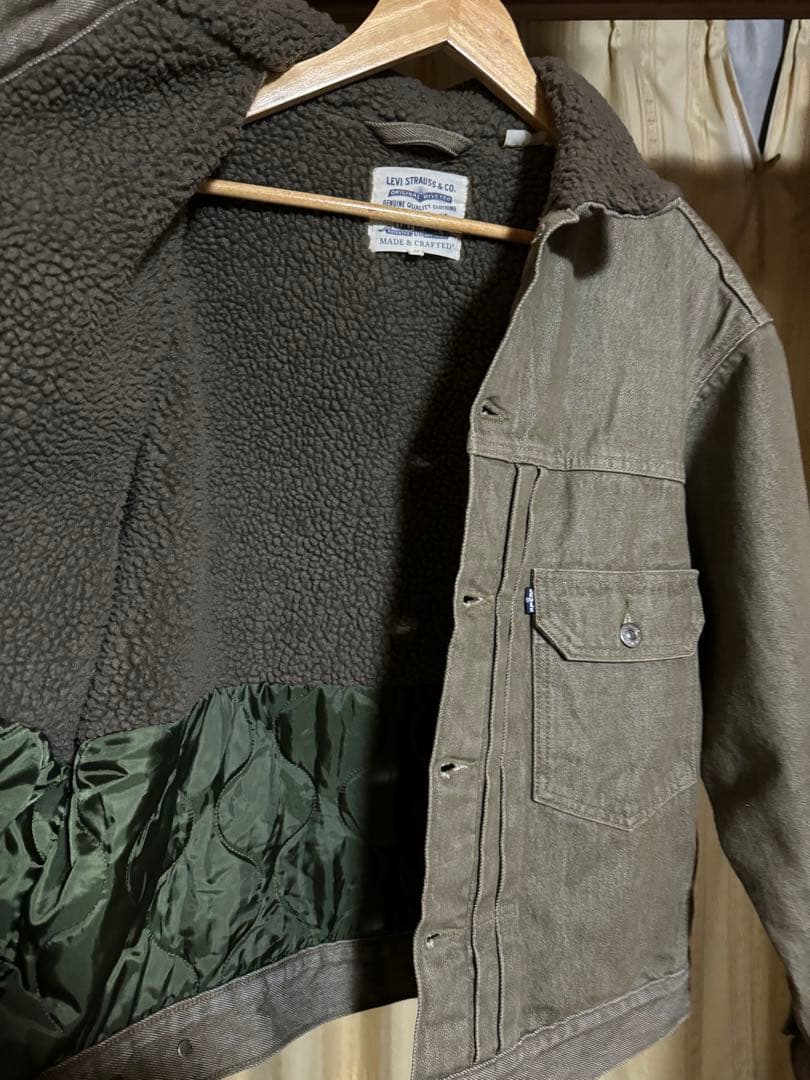 リーバイス LMC ボア ジャケット M オーガニックコットン - メルカリ