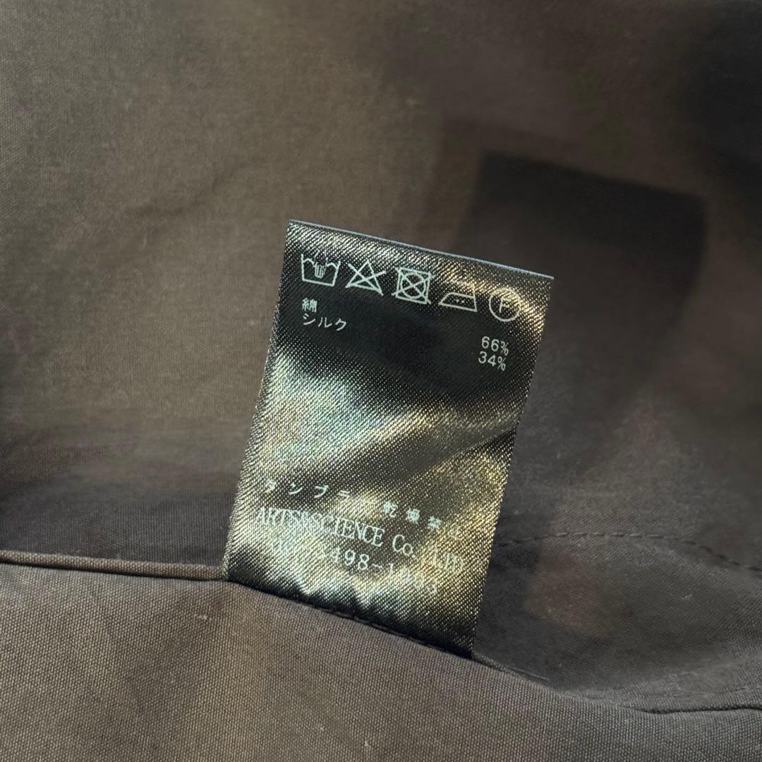 美品】23SS アーツアンドサイエンス シルク混 モッズコート サイズ3