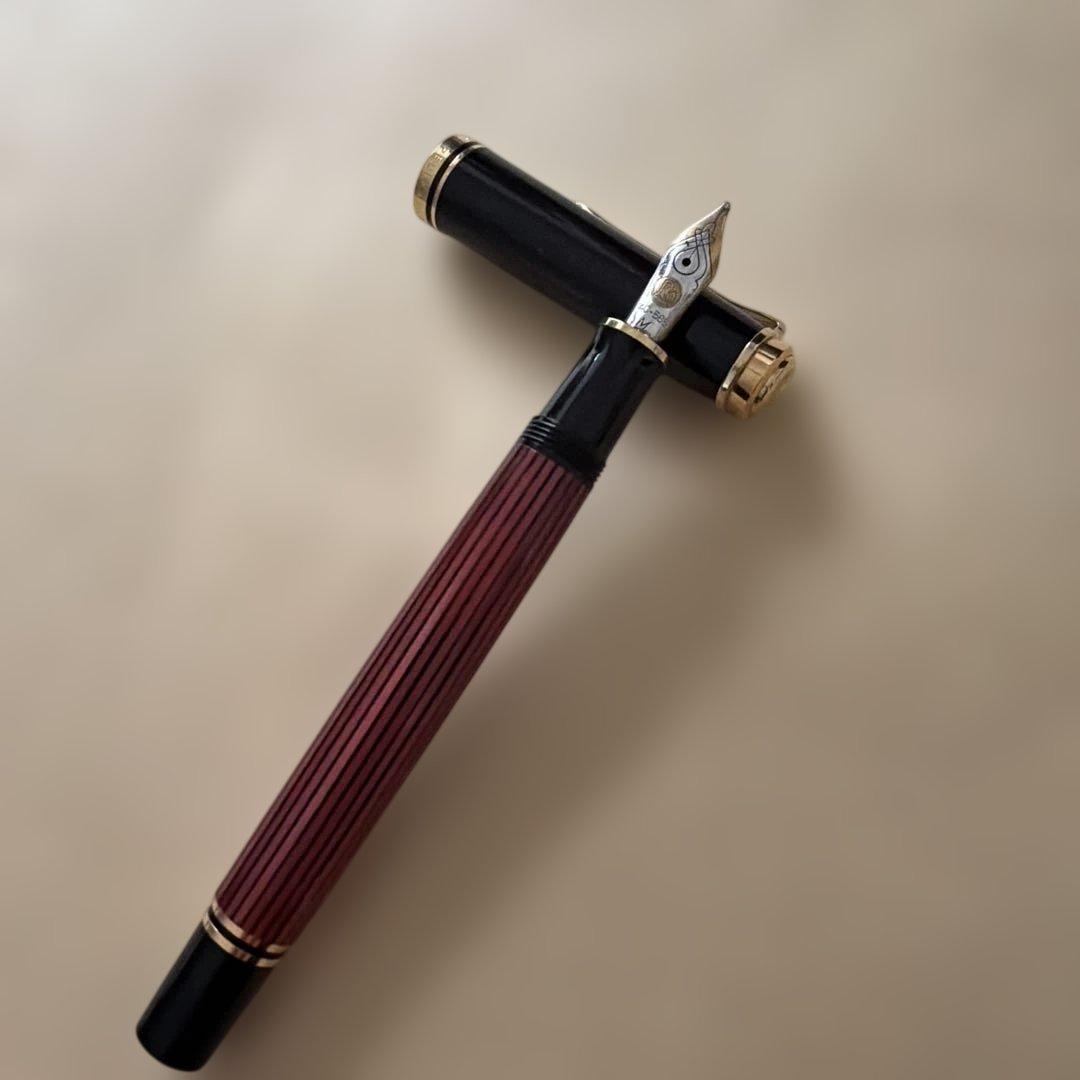 Pelikan 万年筆 M 14C- 585 PELIKAN M-800 14C-585 <F> : 万年筆おやじの備忘録