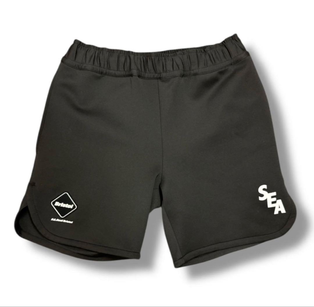 fcrb×WIND AND SEA ハーフパンツ コラボ ブラック S - メルカリ