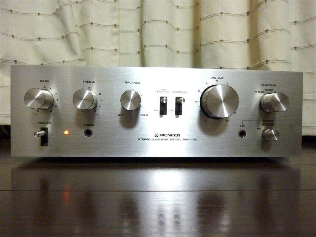 Pioneer パイオニア プリメインアンプ SA-4400 修理済 全機能動作 パイオニア SA-4400 （プリメインアンプ） : フラットバーロードで行こう！