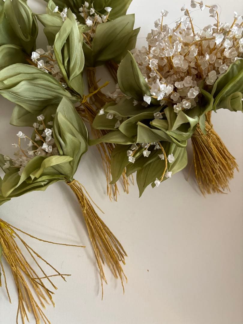 スズラン　鈴蘭　絹布花　安田早葉子