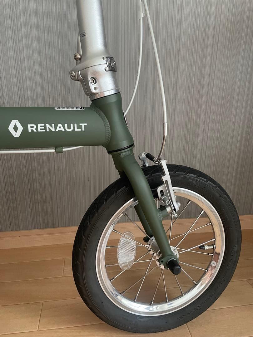 Renault 軽量折りたたみ自転車【送料込】（後輪スポーク折れあり