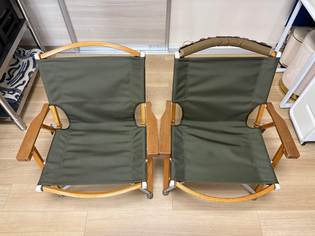 カーミットチェア（正規品）カスタム2脚　カスタムパーツセット　美品 今更なんていわせない！【PART2】カーミットチェアカスタムギア4点の