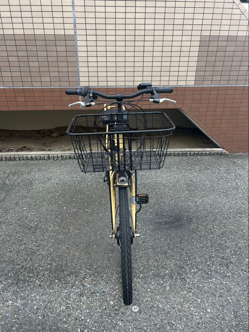 シティタイプ 電動アシスト自転車 イエロー - メルカリ