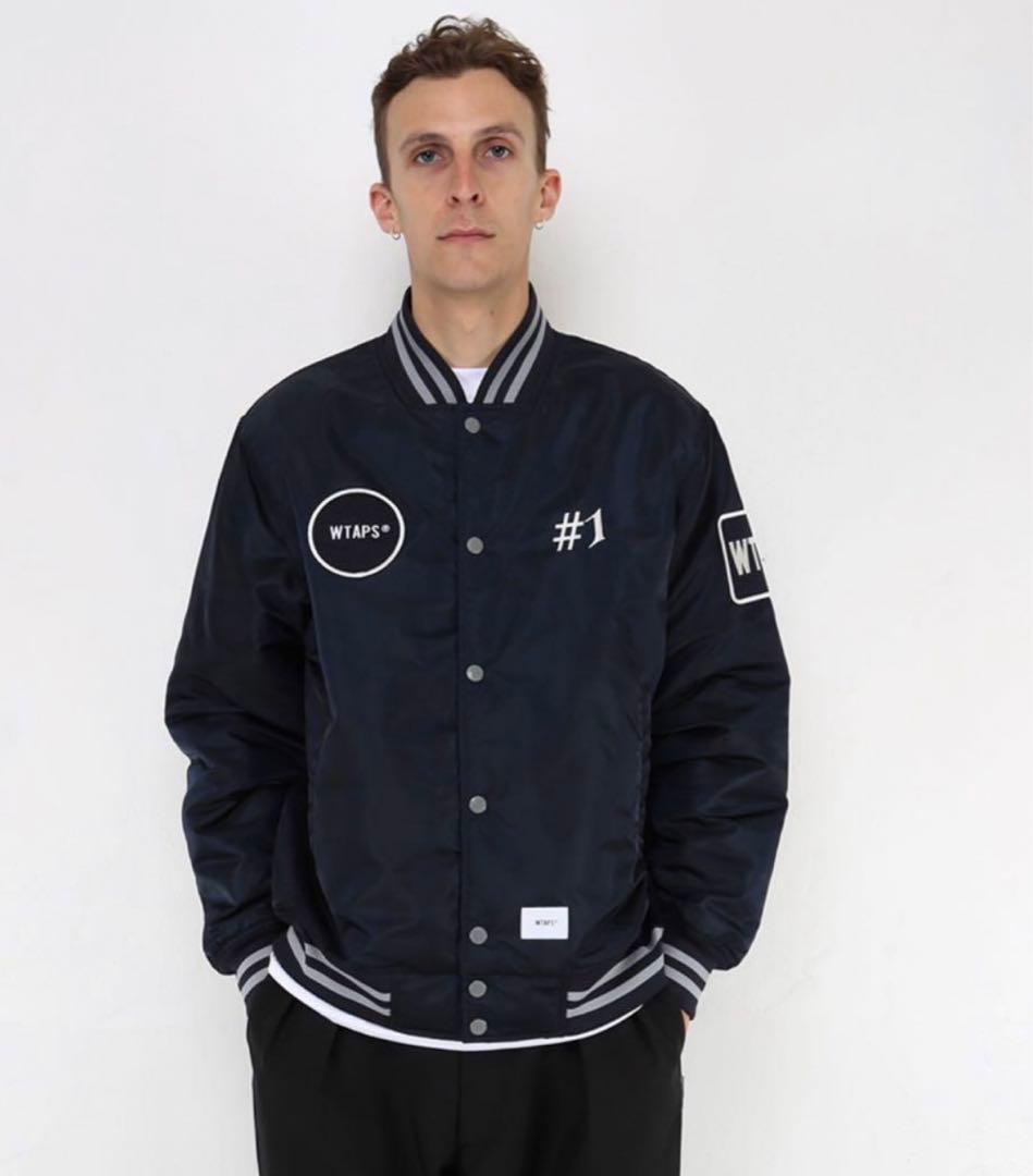 k*8様 WTAPS スタジャン BENCH JACKET - メルカリ