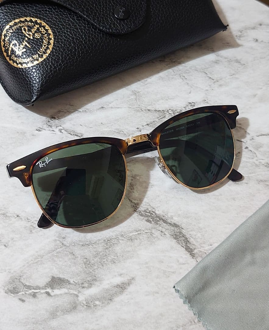 Ray-Ban レイバン クラブマスター RB3016 W0366 クラブマスターサングラス3016-W0365-S51/正規販売店全国対応JR大府