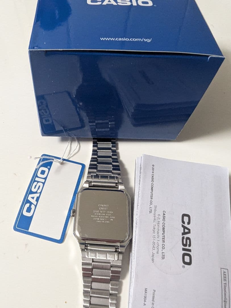 CASIO MTP-B185D アイスブルー新品 箱付き - メルカリ