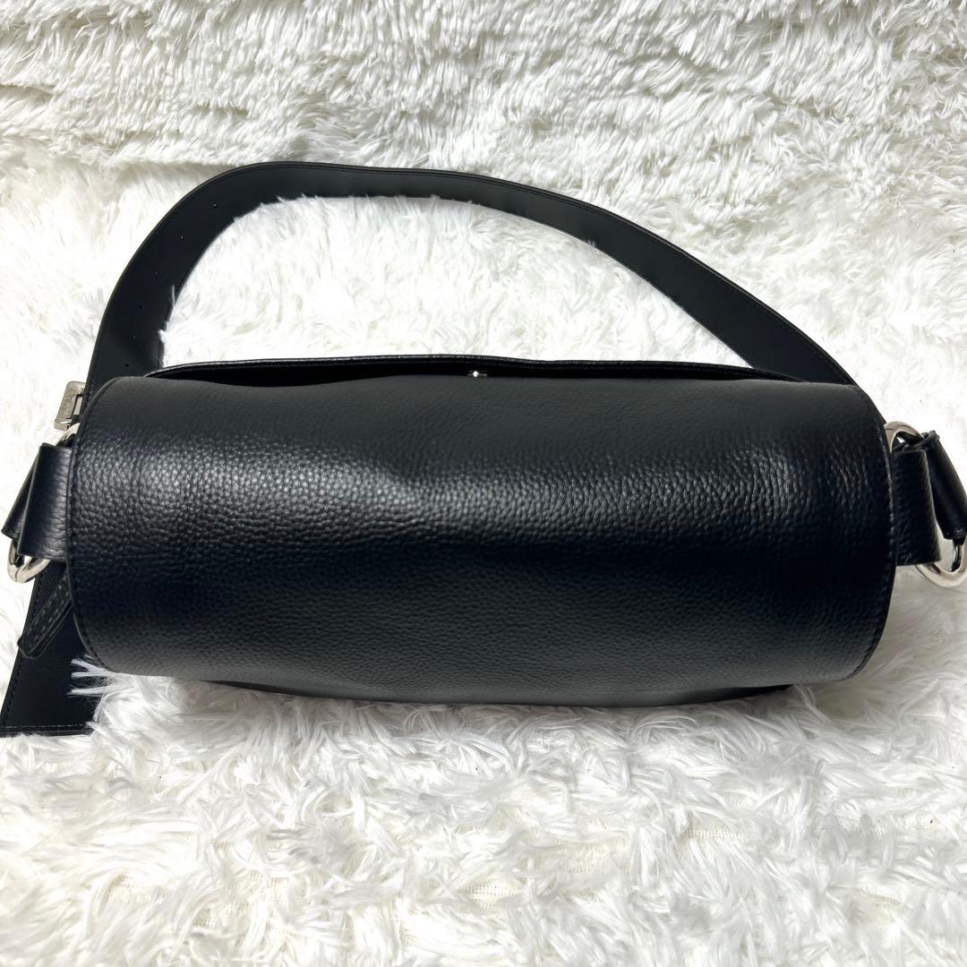 極美品・未使用級】BEARDSLEY 2way レザーボディバッグ ブラック