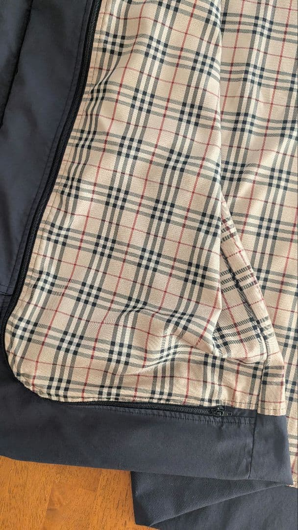 BURBERRYバーバリー モッズコート ライナー付き ノバチェック フード