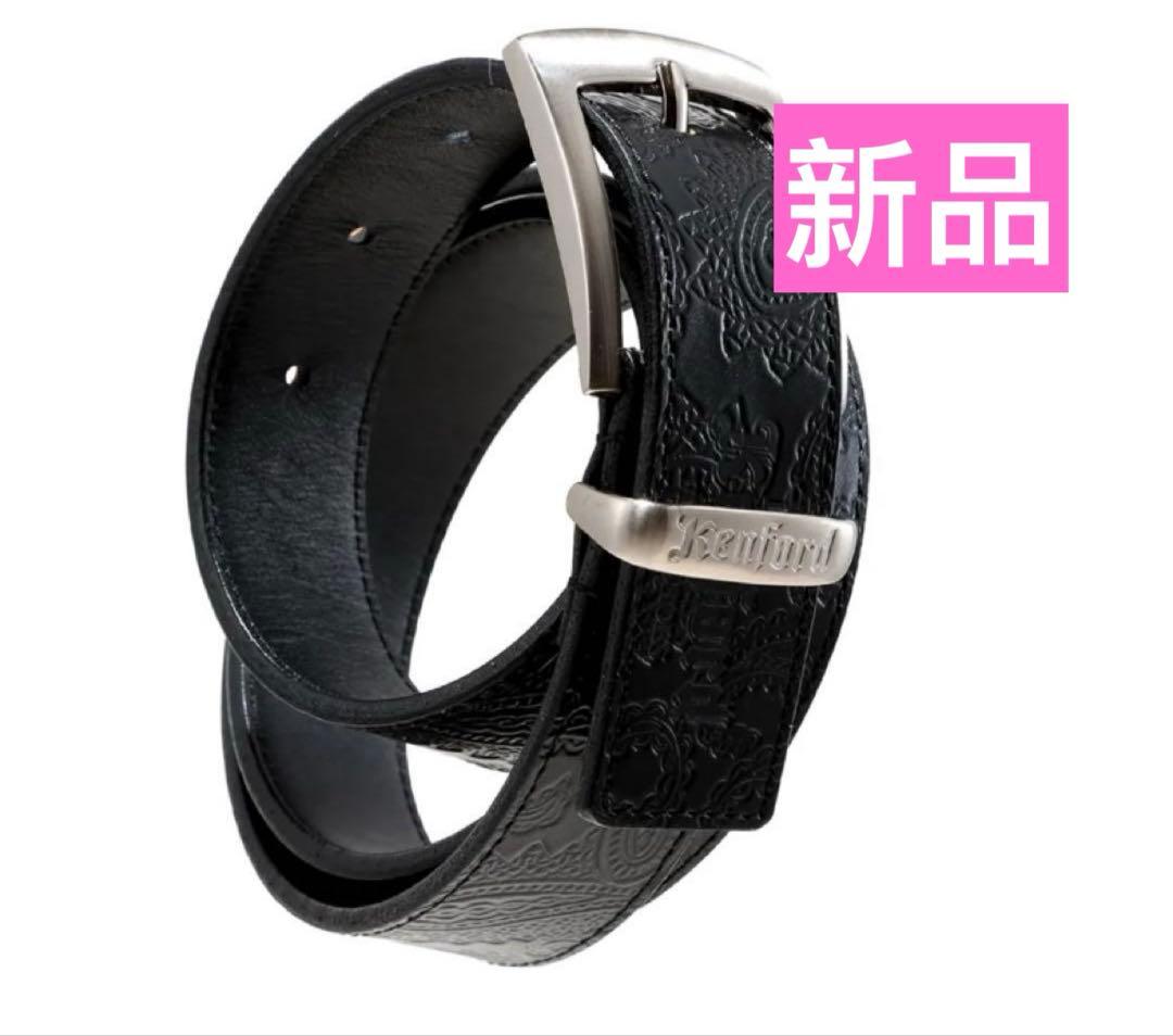 KENFORD EMBOSSED LEATHER BELT PAISLEY MERCHANDISE – THE