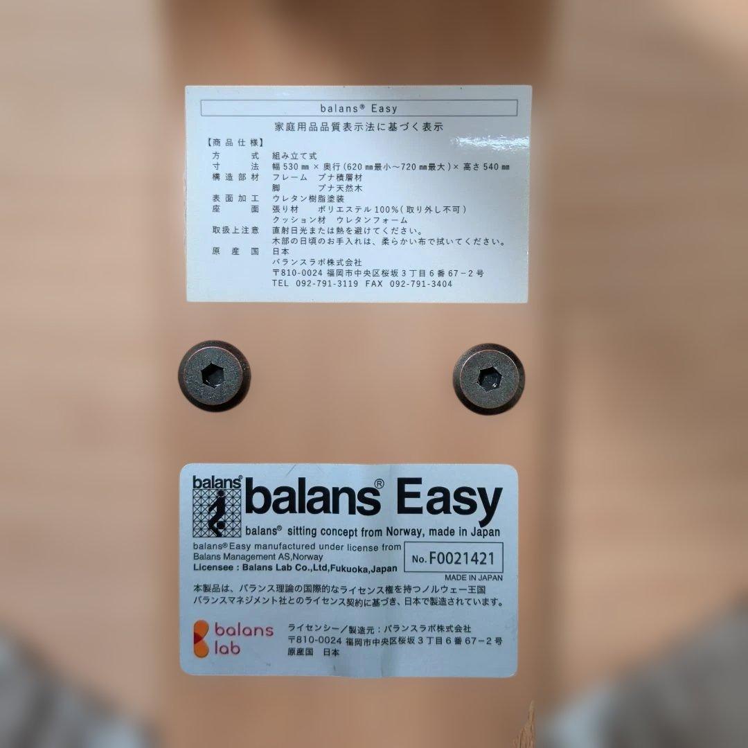 Balans®EASY バランスイージーチェア 北欧ファブリックコラボカバー
