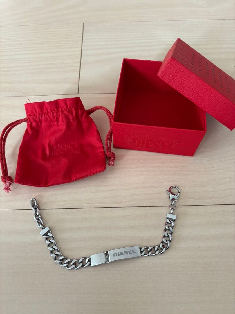 ファッションファッション - DIESEL Dx0966 シルバーブレスレット