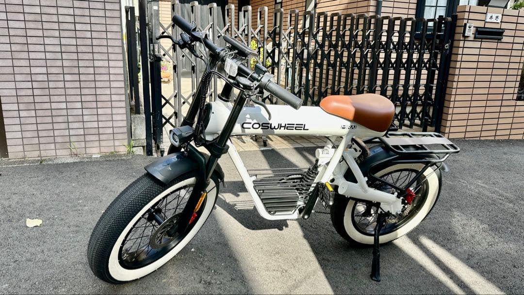 COSWHEEL 電動アシスト自転車 ホワイト COSWHEEL】次世代型電動バイク「MIRAI（ミライ）」シリーズが