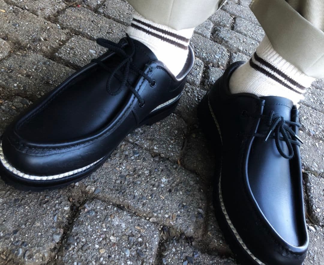 Eigerace 中森商店 アイガーエイス チロリアン シューズ Black - メルカリ