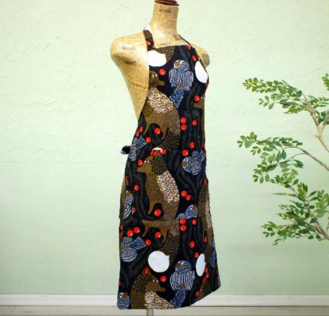 ◎新品未使用◎廃盤品 マリメッコ marimekko エプロン ケトゥンマルヤ
