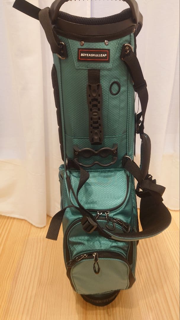 BOYEASKULLEAPグリーン ウルトラライトキャディバッグ 14分割