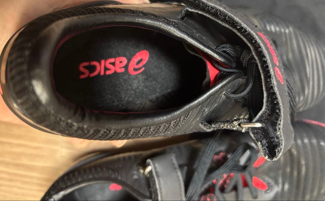 asics 陸上 短距離スパイク 23.5cm 黒