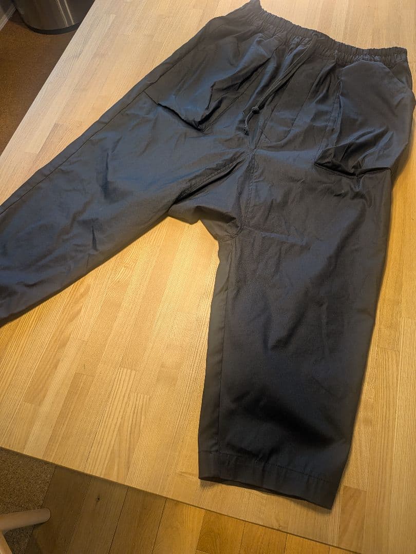 PRY】Luxe-Cotton Sarouel Cropped Pants