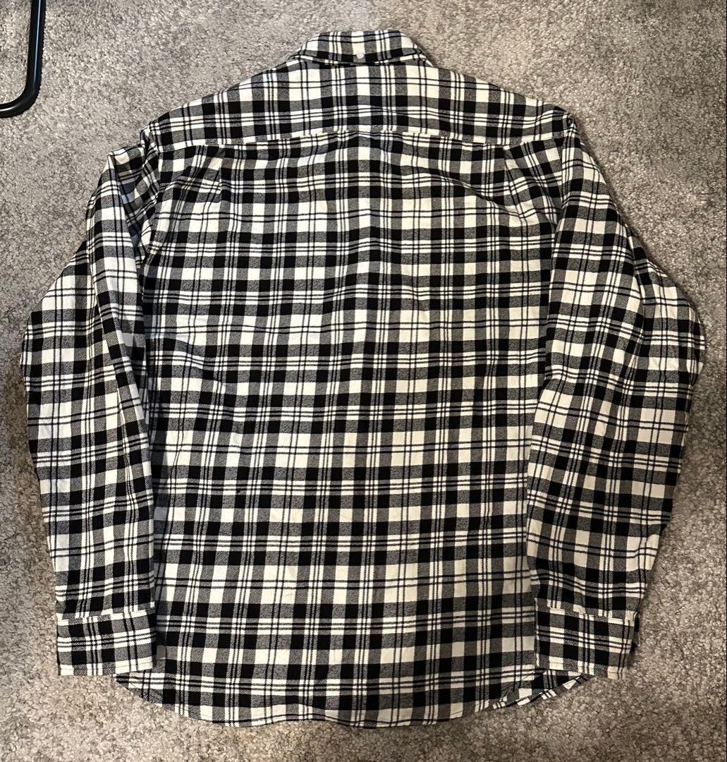 Supreme Plaid Flannel Shirt \"Black\" Mサイズ