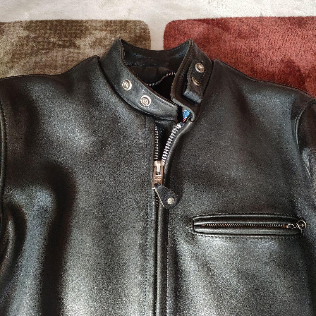 美品　人気モデル６４１ Schott シングルライダース　極厚革　 ライナー付 楽天市場】Schott ショット シングルライダース 641 本革 2025【USA