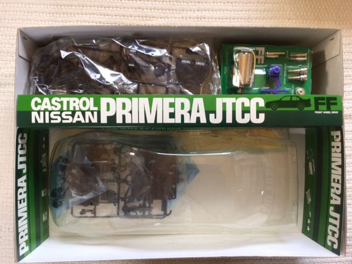 タミヤ 1/10 カストロール ニッサン プリメーラ JTCC レーシング