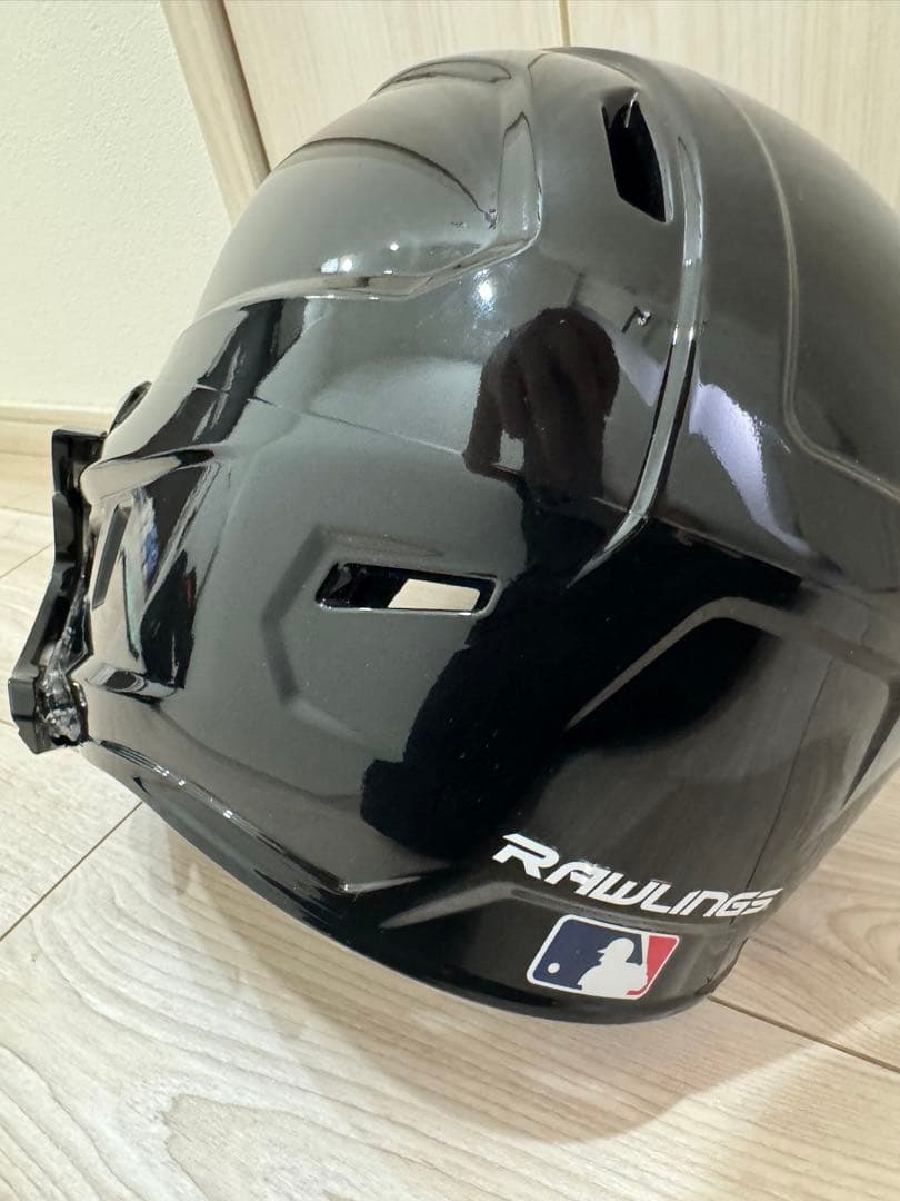 新品】ローリングス 野球 右打者用 片耳ヘルメット フェイスガード付 S