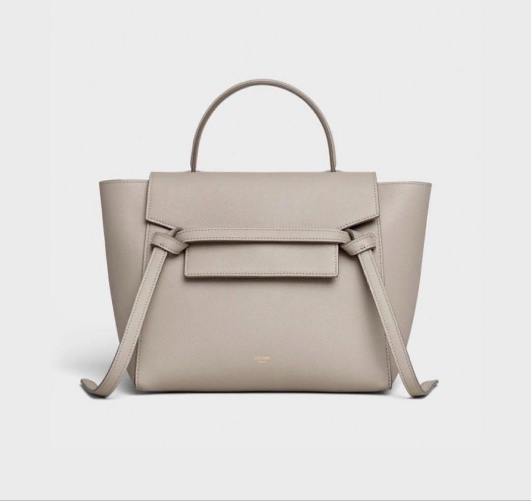 CELINE セリーヌ ベルトバッグ ナノ ライトトープ 30代からの名品バッグ】セリーヌのベルトバック｜＠BAILA（バイラ）