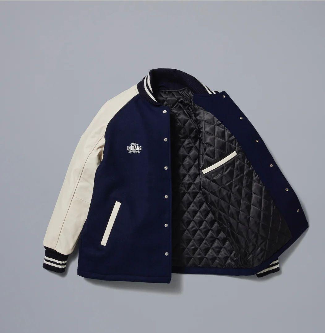 東京インディアンズ スタジャン ネイビー 紺 XL 初売り 希少品 最安