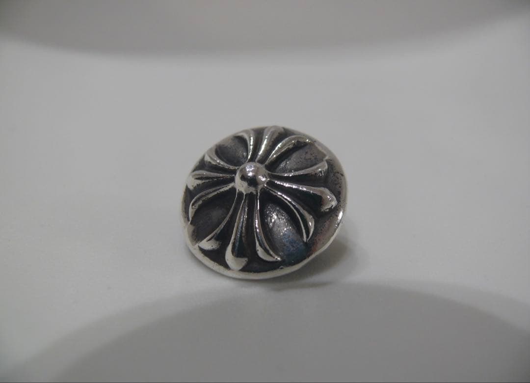 CHROME HEARTSクロムハーツ クロスボールボタンヘアゴム シルバー Chrome Hearts - クロムハーツ HAIRBAND/クロスボールボタンヘアゴム