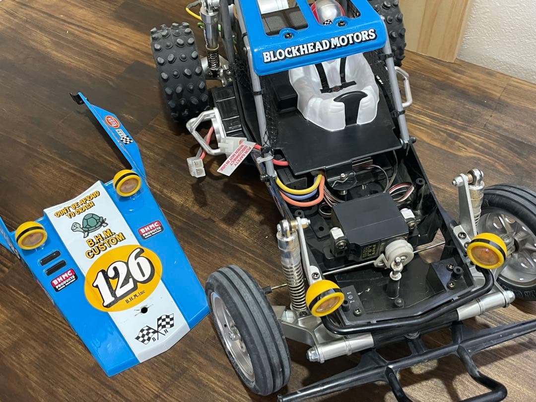 タミヤ ブロックヘッドモーター ワイルドワン XB 完成車 フル