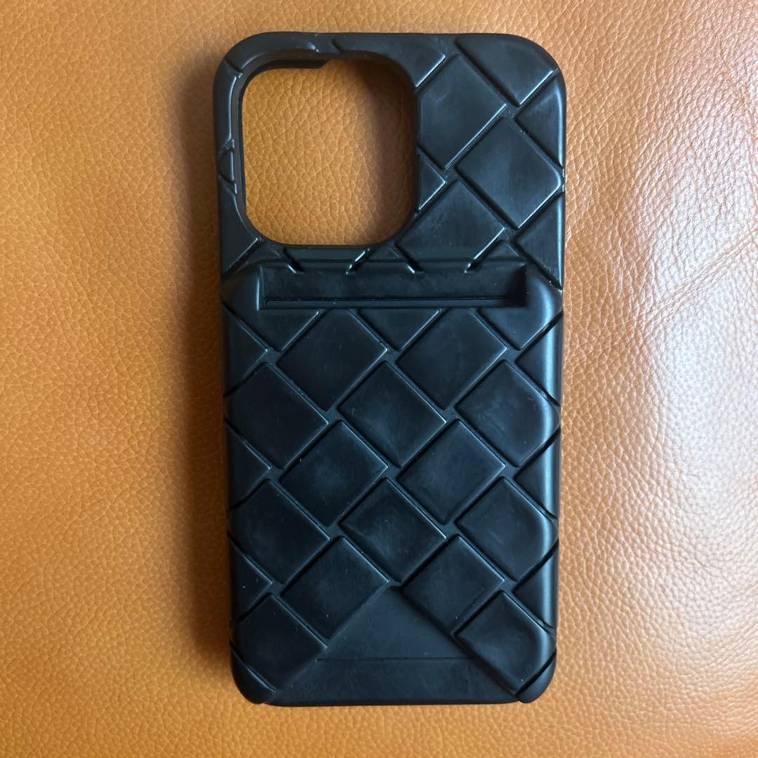 新品】ボッテガ iPhone 13 PRO シリコンケース カードスロットつき